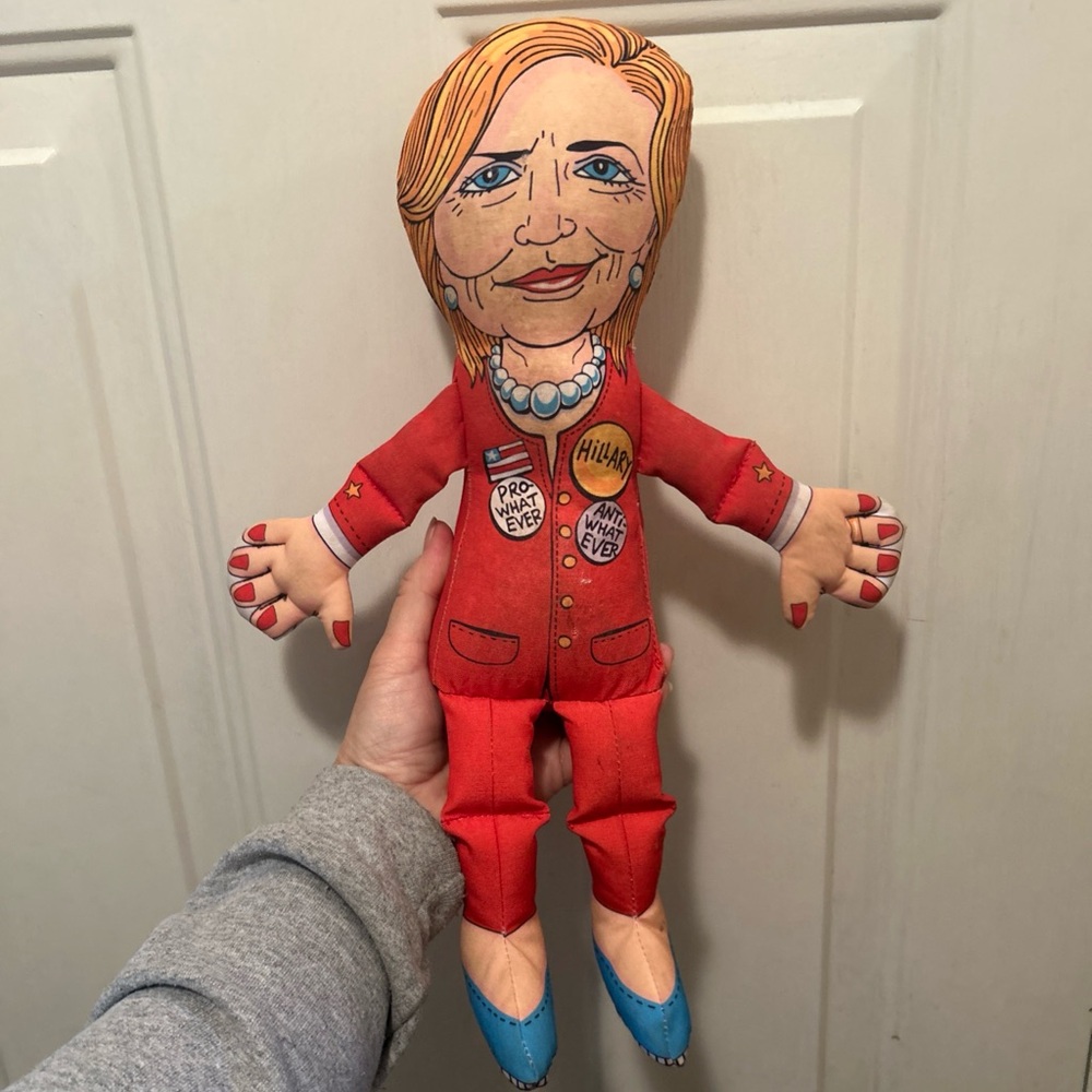 Hillary Clinton Special Edition Political Parody Pet Toy / Doll By FUZZU